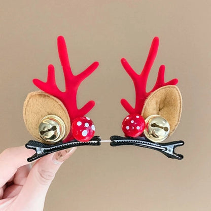 Christmas Fashion Antlers Resin Daily Hairpin
