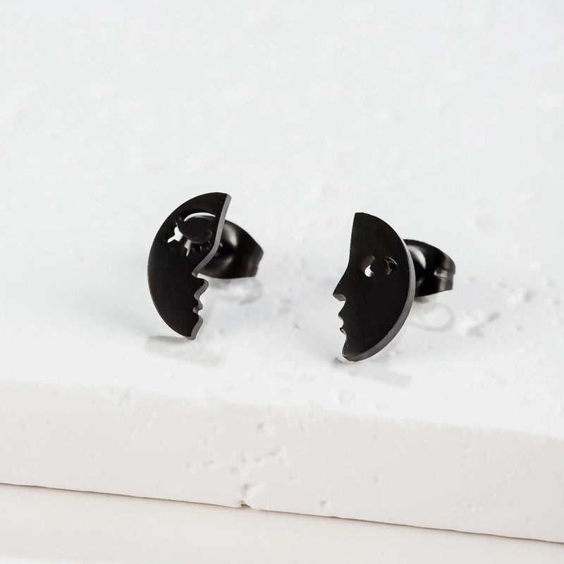1 Pair Christmas Sweet Minimalist Snowflake Irregular Polishing Plating 304 Stainless Steel 18K Gold Plated Ear Studs