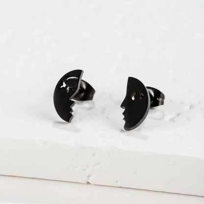 1 Pair Christmas Sweet Minimalist Snowflake Irregular Polishing Plating 304 Stainless Steel 18K Gold Plated Ear Studs