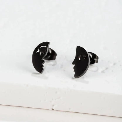 1 Pair Christmas Sweet Minimalist Snowflake Irregular Polishing Plating 304 Stainless Steel 18K Gold Plated Ear Studs
