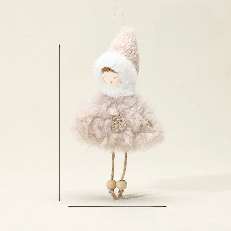 Christmas Angel Cloth Plush Party Hanging Ornaments