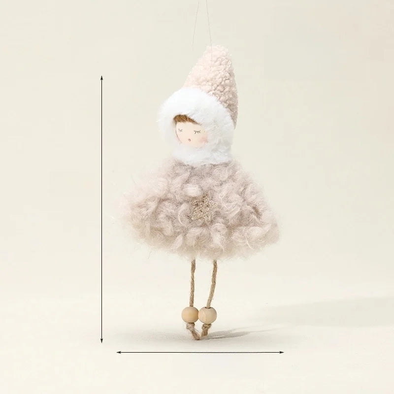 Christmas Angel Cloth Plush Party Hanging Ornaments