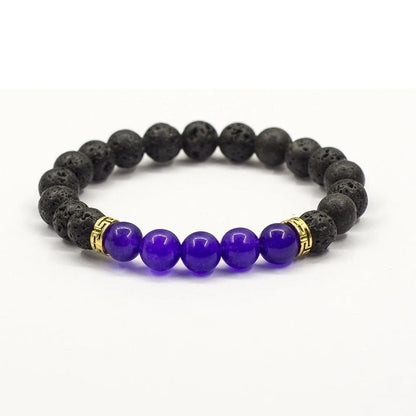 Minimalist Geometric Gem No Inlaid Natural Stone Bracelet In Bulk