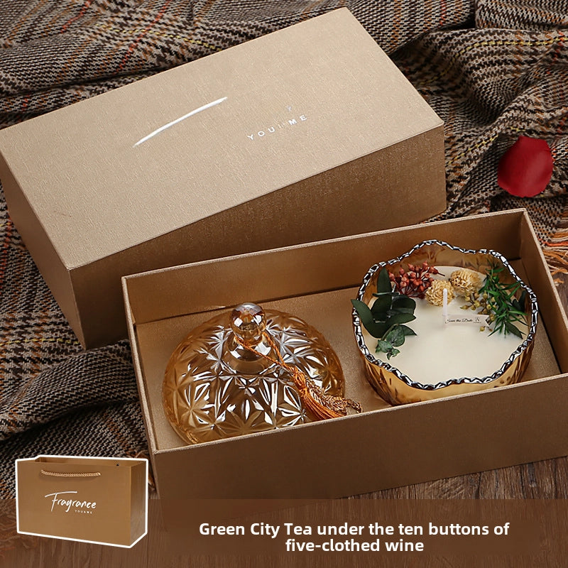 Aromatherapy Candle Gift Box March 8Th Women'S Mother'S Day Gift For Mother And Teacher Practical Niche Advanced Soy Wax