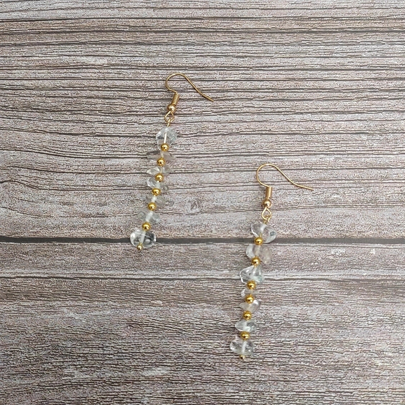 1 Pair Ethnic Style Geometric Natural Stone Drop Earrings