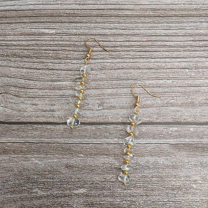 1 Pair Ethnic Style Geometric Natural Stone Drop Earrings