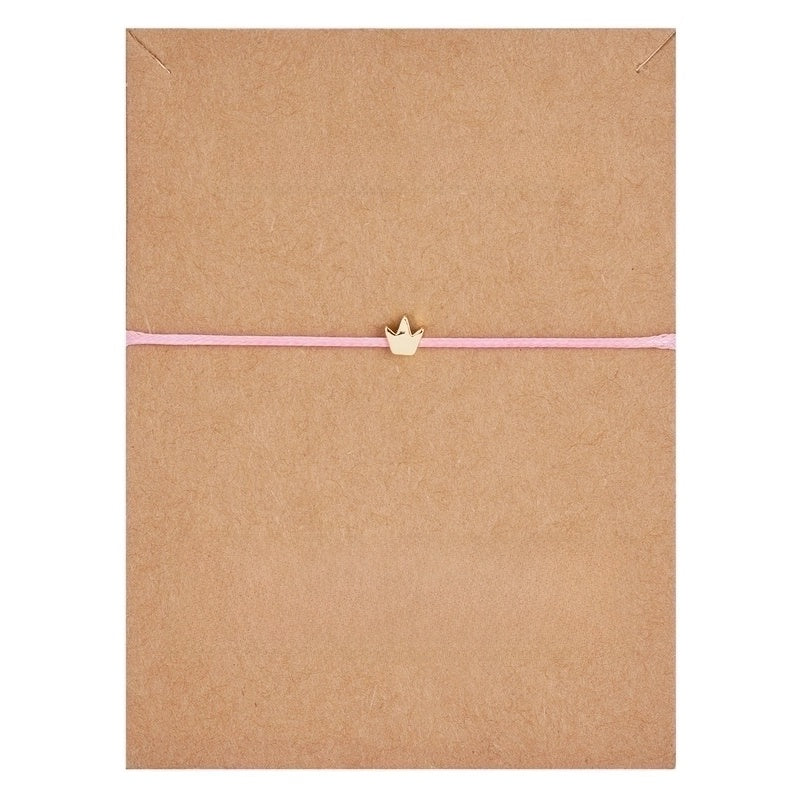 New Fashion Necklace Heart-shaped Butterfly Weaving Adjustable Copper Bracelet