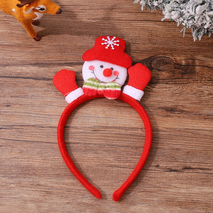 Christmas Cartoon Style Cute Snowman Elk Party Festival Headband