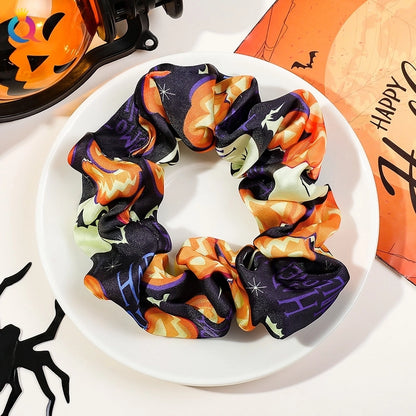 Halloween Funny Pumpkin Hair Tie