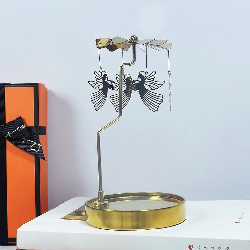 Novelty Solid Color Stainless Steel Metal Candlestick