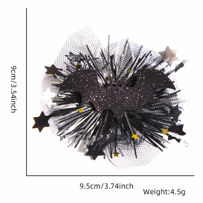 Halloween Gothic Women's Color Block Plastic Hair Clip