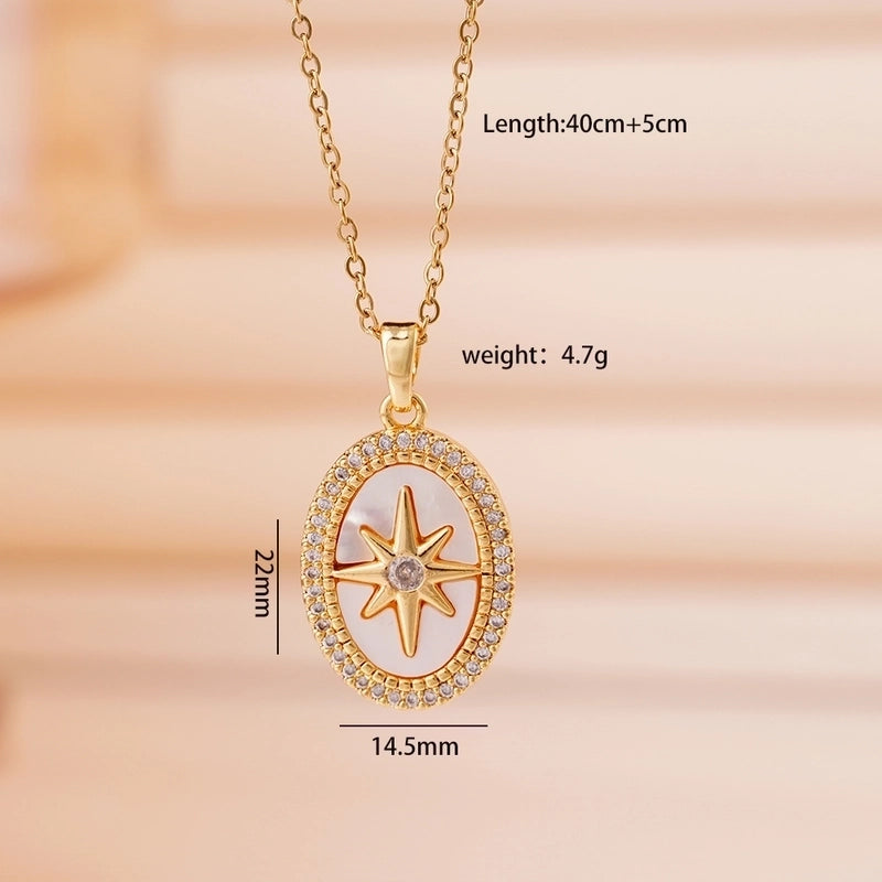 304 Stainless Steel Copper Cable Chain Animal Bear Pendant Necklace