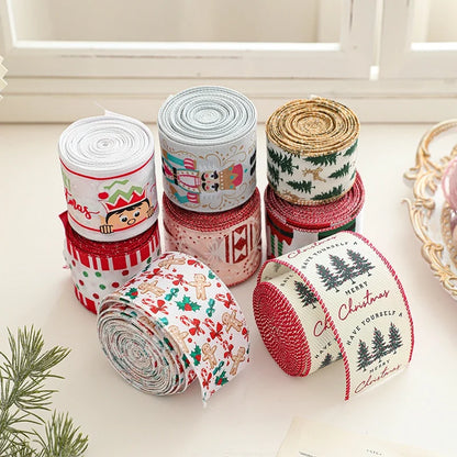 Christmas Cartoon Style Cute Gingerbread Letter Holiday Banquet Colored Ribbons Party Accessories