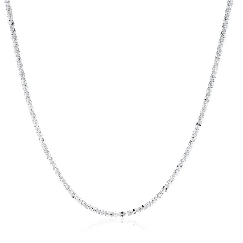 Minimalist Solid Color Titanium Steel Bracelets Anklet Necklace