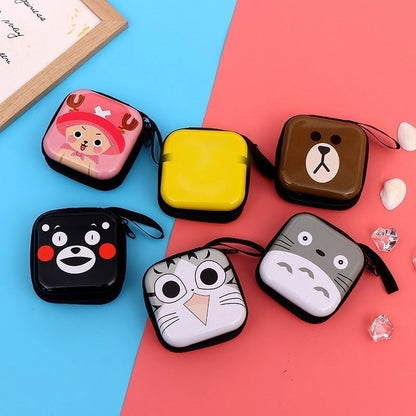 Unisex Animal Cartoon Tinplate Zipper Wallets