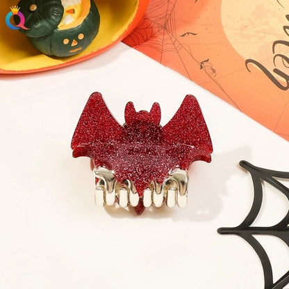 Halloween Funny Bat Plastic Hair Claws