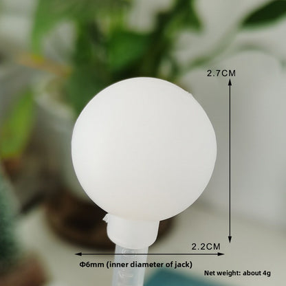 10 Pieces Transparent Round Ball Snowflake Small Five-star Christmas Tree Light String Accessories Five-pointed Star Tree Top Star Christmas Decoration