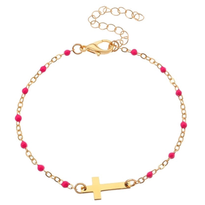 Minimalist Classic Style Snowflake 304 Stainless Steel Zircon Stainless Steel Bracelets In Bulk