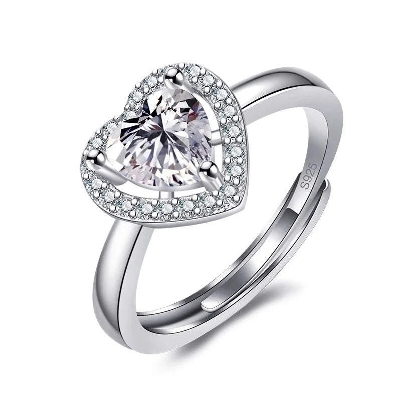 Minimalist Geometric Copper Plating Inlay Artificial Gemstones Rings