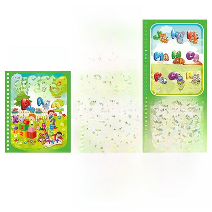 Children's Magic Water Painting Book Repeated Graffiti Educational Painting Book Scene Early Education Cognitive Matching Quiet Book