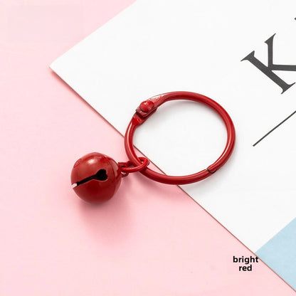 Creative Internet Red Bell Keychain Color Resin Pendant Accessories Bag Car Pendant Candy Color Hanging Material