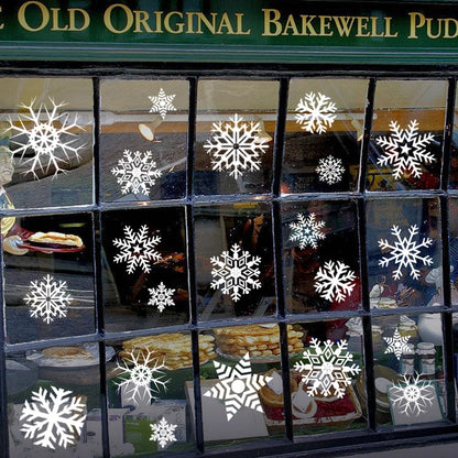 Christmas Cartoon Style Christmas Socks Snowman PVC Holiday Car Window Stickers