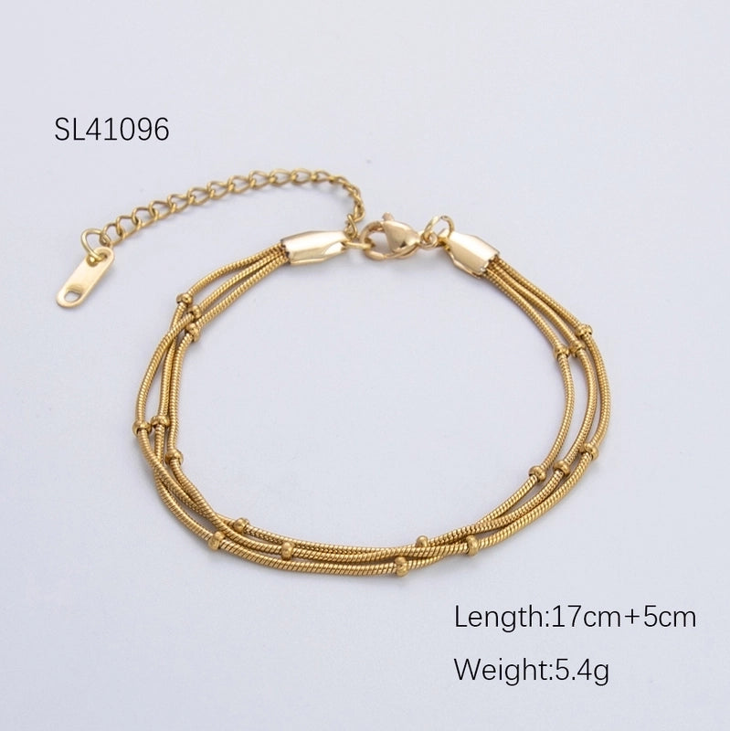 Retro Waves 304 Stainless Steel Bracelets In Bulk