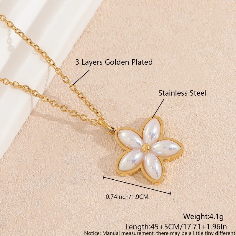 Casual Classic Style Commute Devil's Eye Heart Shape 304 Stainless Steel Zircon 18K Gold Plated Gold Plated Plating Stainless Steel Necklaces