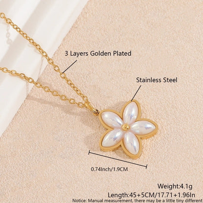 Casual Classic Style Commute Devil's Eye Heart Shape 304 Stainless Steel Zircon 18K Gold Plated Gold Plated Plating Stainless Steel Necklaces