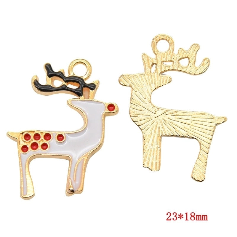 1 Piece Alloy Christmas Tree Santa Claus Christmas Socks Pendant Jewelry Accessories