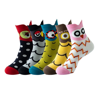 Women's Socks Fun Cat Socks Mid-length Socks Novelty Dog Animal Women's Socks Cotton Socks Cartoon Stockings Yama