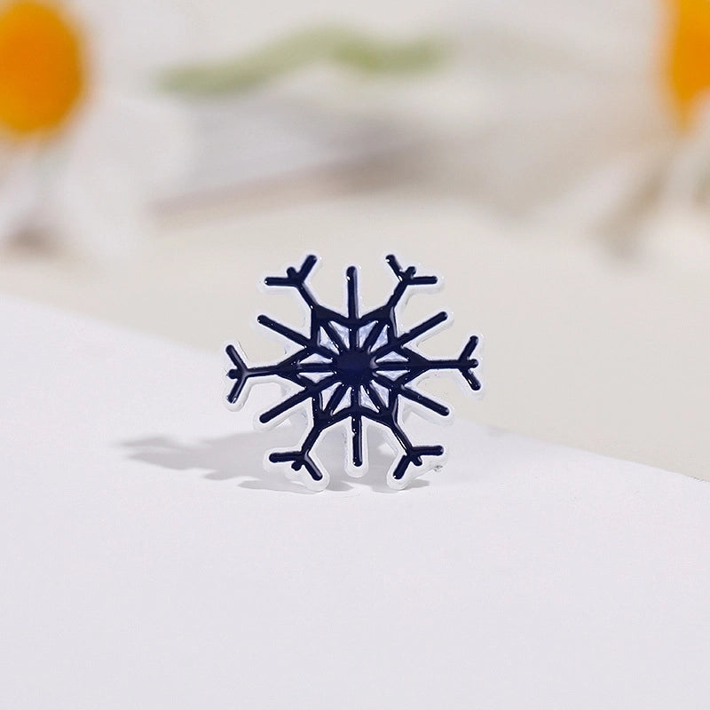 Cartoon Style Pin Santa Claus Alloy Enamel Unisex Brooches