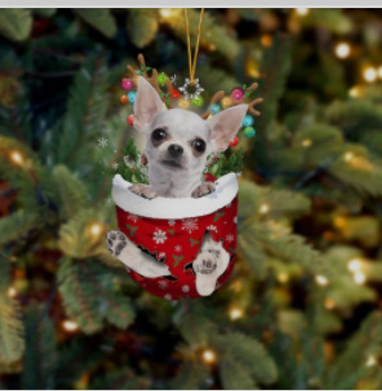 Christmas Modern Style Classic Style Dog Arylic Party Festival Hanging Ornaments