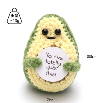 Cartoon Style Cute Animal Fruit Yarn Artificial Decorations