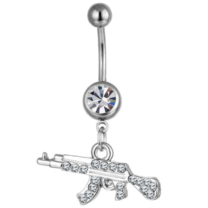 Belly Rings Fashion Geometric Rhinestone