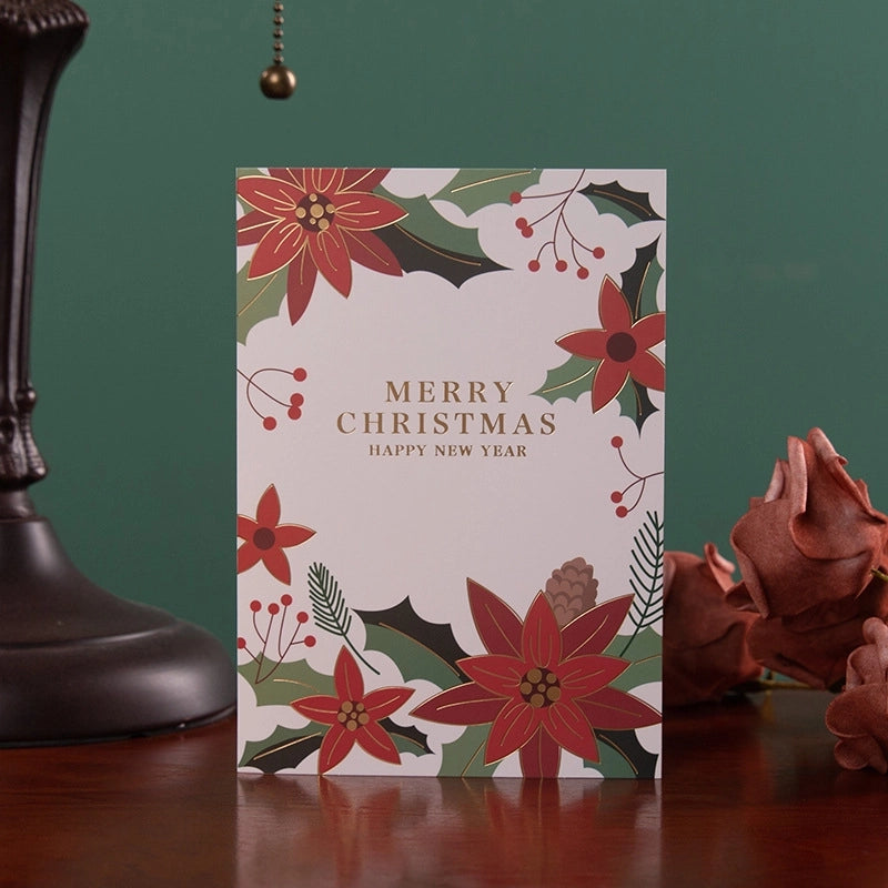 Christmas Classic Style Letter Holiday Card