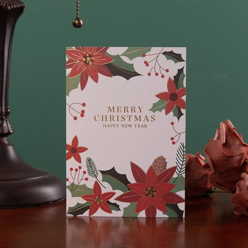 Christmas Classic Style Letter Holiday Card