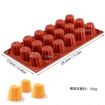 Casual Geometric Heart Shape Rose Silica Gel Kitchen Molds 1 Piece