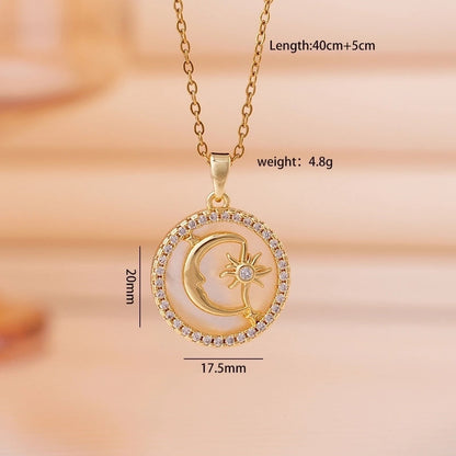 304 Stainless Steel Copper Cable Chain Animal Bear Pendant Necklace