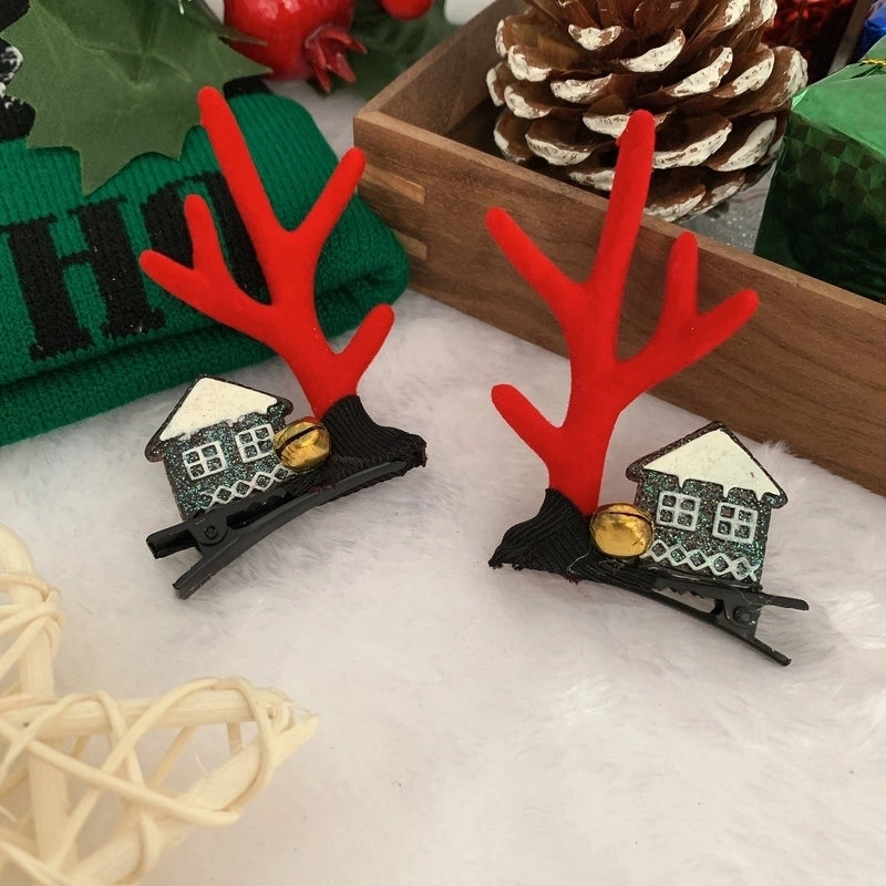Christmas Cute Antlers Plastic Daily Hairpin