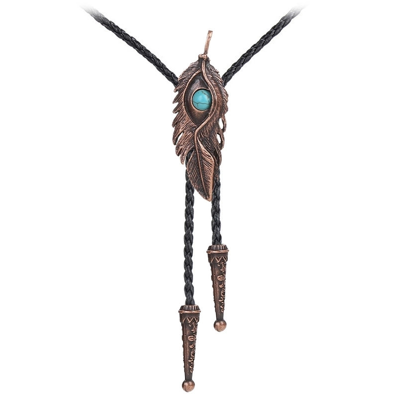 Punk Classic Style Star Cattle Skull Alloy Leather Rope Halloween Unisex Bolo Ties