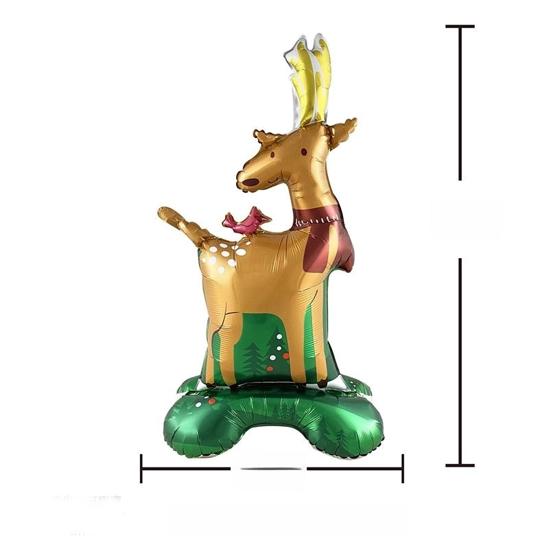 Christmas Casual Christmas Tree Santa Claus Snowman Aluminum Film Party Balloon Balloons