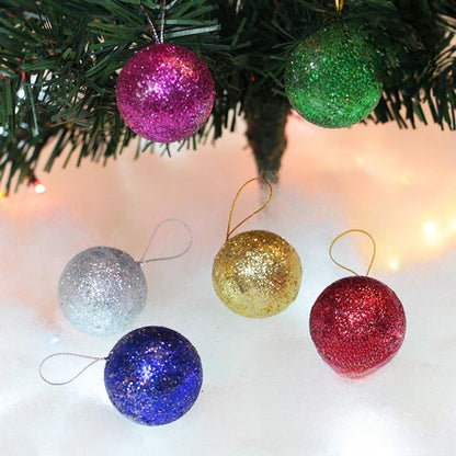 Cross-border Christmas Decorations Christmas Tree Pendant Snowflake Hanging Ball Pine Cone Gift Bag Christmas Old Man Small Drum Butterfly