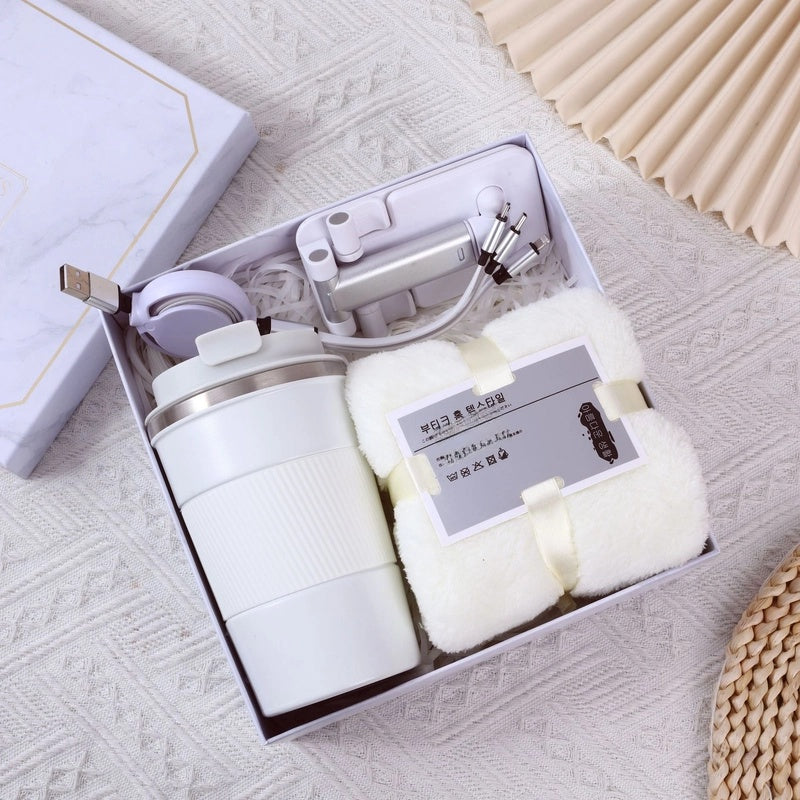 Business Gift Set Women's Day Gift Employee Activity Insulated Cup Umbrella Suitable For Clients