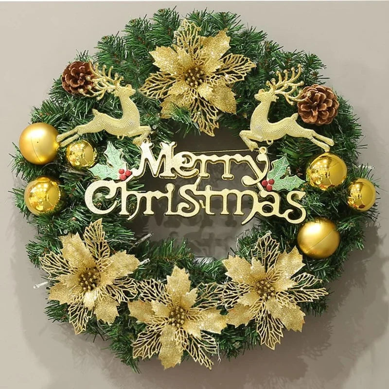 Export To Japan And Korea 40CM50CM60CM Christmas Garland Christmas Decorations Christmas Rattan