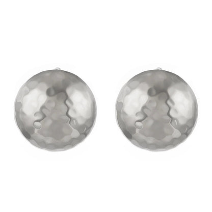 1 Pair Minimalist Classic Style Water Droplets Titanium Steel 18K Gold Plated Ear Studs