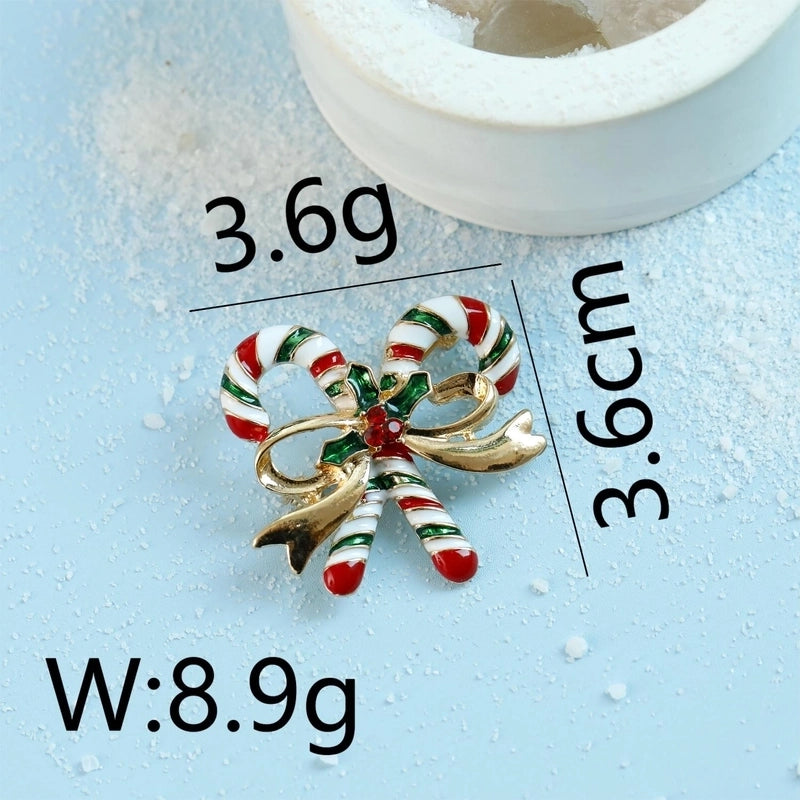 Minimalist Letter Wreath Alloy Inlay Rhinestones Women's Brooches