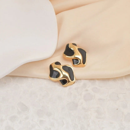 1 Pair Casual Minimalist Classic Style Geometric 304 Stainless Steel Ear Studs