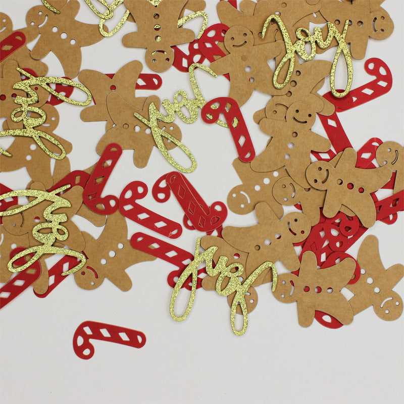 Christmas Table Confetti Reindeer Snowflake Pentagram Sprinkles Christmas Party Supplies Gifts Diy Accessories
