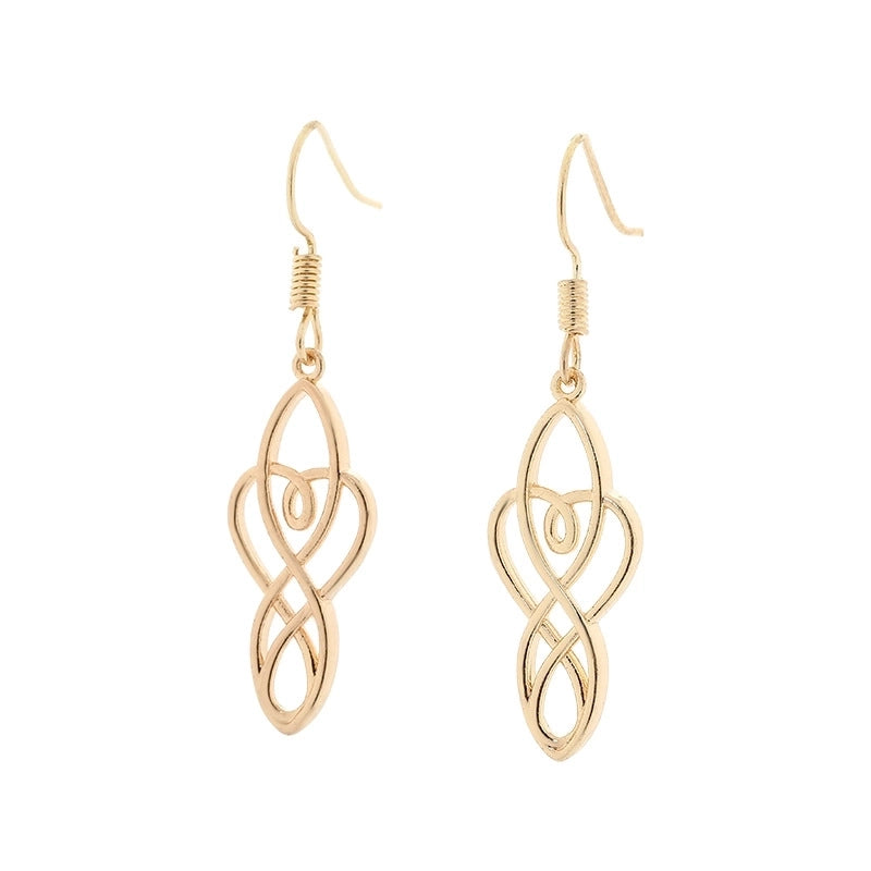 1 Pair Vintage Style Water Droplets Copper Drop Earrings